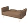 In House Rosela 2 In 1 Sofabed Velvet Upholstered - Light Brown