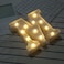 Generic - Alphabet LED Letter Lights Light Up White Plastic Letters Standing Hanging M