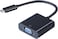 Type-C to VGA Converter | USB 3.1 Type C to VGA Adapter | Plug &amp; Play | 1920 x 1200 | 150mm