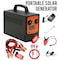 Combo Offer 150W/220V Portable Solar Generator Electric 3.0L Start 52000mAh Lithium-Ion Power Bank Jump Starter USB AC-DC-Output Inverter Panel K-30