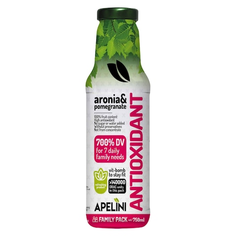 Apelini Antioxidant Aronia and Pomegranate Juice 750ml