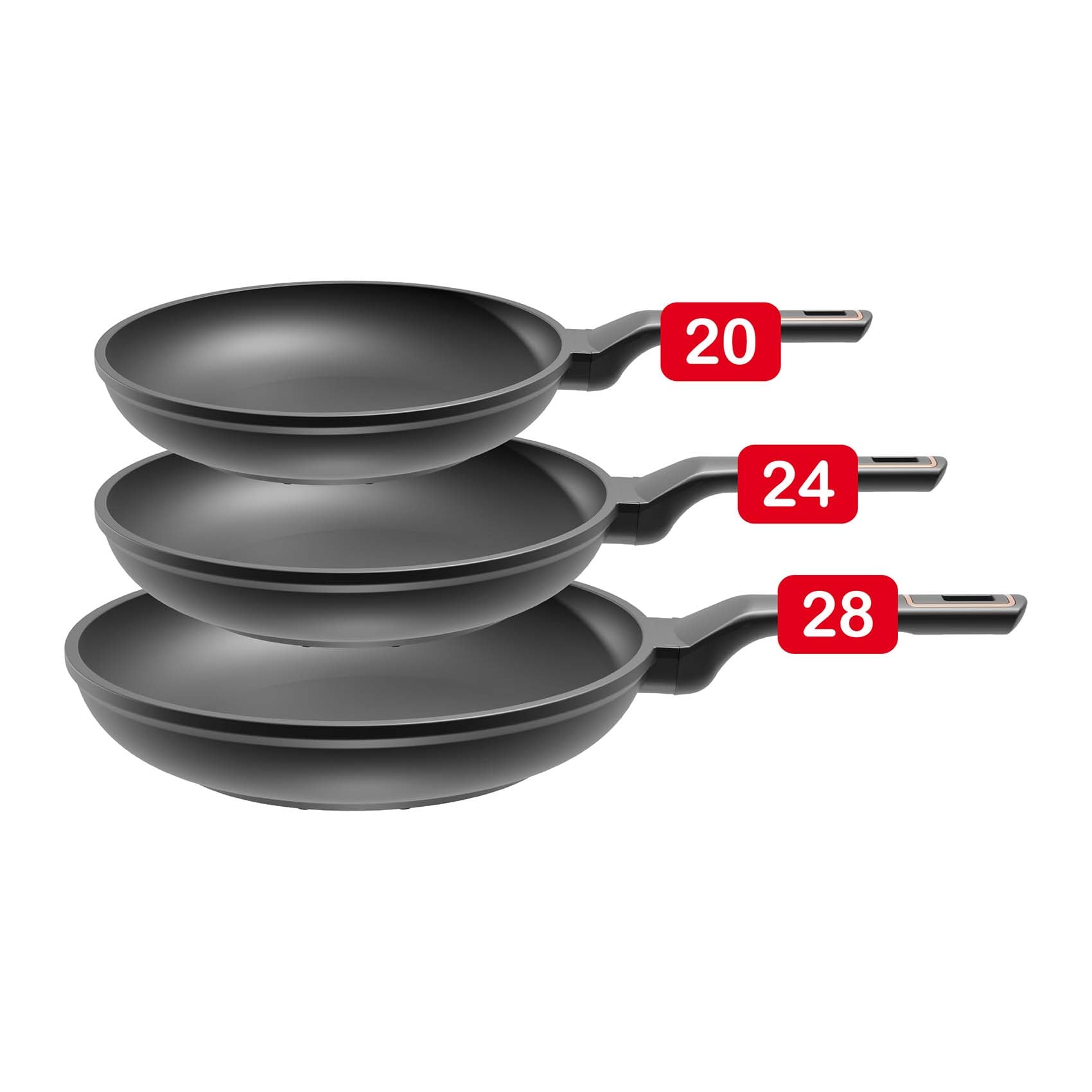 Buy Pyrex Granite Fry Pan Set Pieces Online Carrefour Egypt