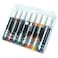 Pentel Maxiflo Chisel Tip White Board Marker Wallet 8 PCS