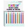 Unique Color Flame Birthday Candle with Holder- 10 Assorted Colors