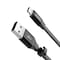 Baseus Nimble USB-A to Type-C Flat Cable 23cm- Ultra Portable Compatible for Samsung S21 S20 S9 Note 20 10 Huawei P30 P20 Lite Mate 20 Pro P20 LG G5 G6 Xiaomi Mi 11 Ultra A2 etc. Black