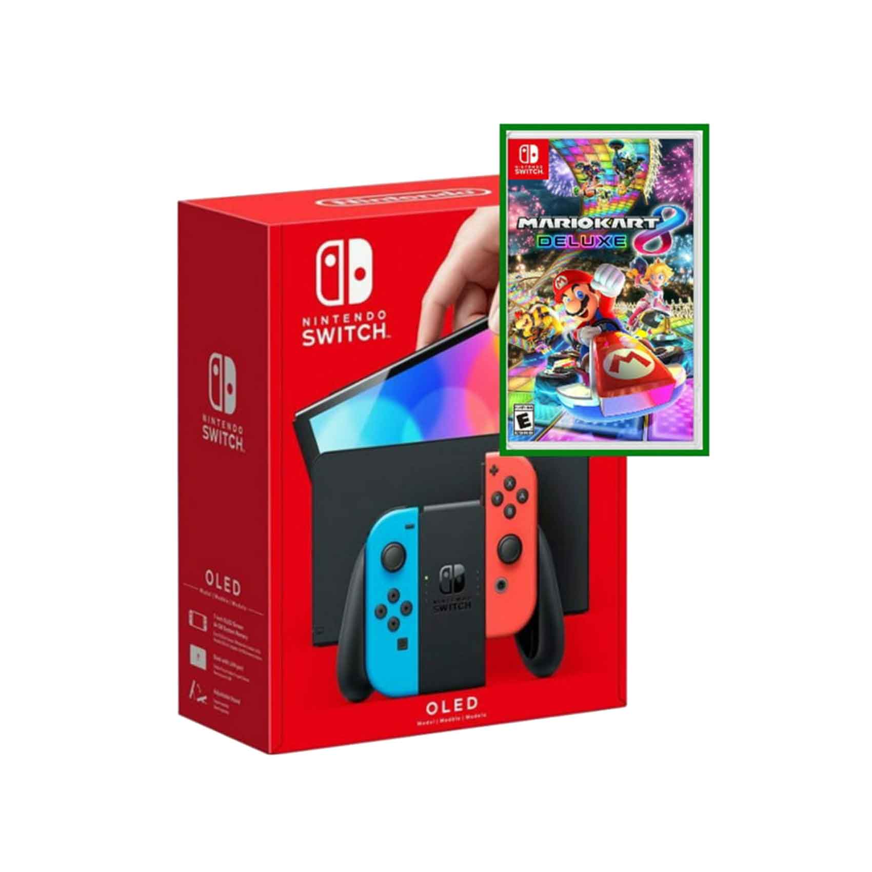 Buy Nintendo Switch OLED Console With Mario Kart 8 Deluxe Game