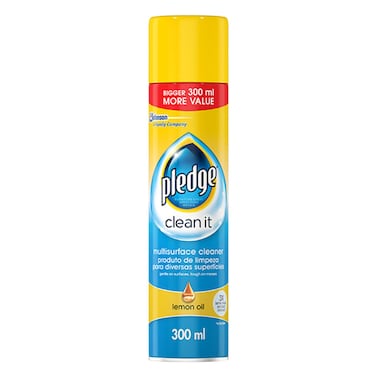 Pledge Lemon Oil Multi Surface Cleaner Spray 300ml
