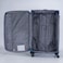 VIPTOUR Set of 4 Light Weight  Polyester Jacqard Trolley Luggage With Number Lock, Blue- 20, 24, 28, 32 Inches