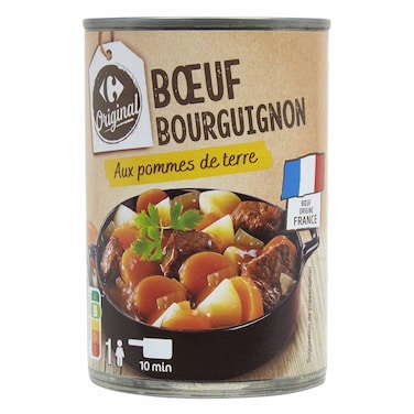 Carrefour Ready Meal Bourguignon Beef 400g
