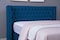 PAN Home Home Furnishings Neptune Headboard Velvet Blue L-160: H-125cm 160x125 Blue