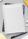 Lowha Spiral Notebook With 60 Sheets And Hard Paper Covers With Flowers Design, For Jotting Notes And Reminders, For Work, University, School