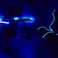 X-Rocker Official Playstation Gaming Desk LED Lights PC Office Workstation Borealis RGB