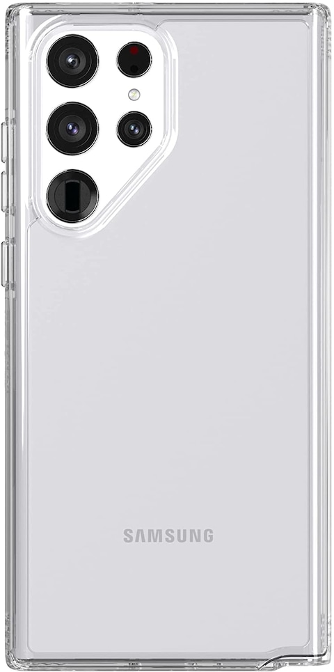 Tech21 Evo Clear for Samsung Galaxy S22 Ultra &ndash; Clear and Protective Phone Case with 12ft Multi-Drop Protection