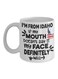 muGGyz This Mug Belongs To The World's Best Mail Clerk Printed Coffee Mug White/Red/Black 8x9.5x8centimeter