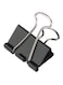 Generic Pack Of 12 Binder Clip Black/Silver