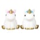 2-Piece Unicorn Night Light with Blinking Colorful Lights 13cm each