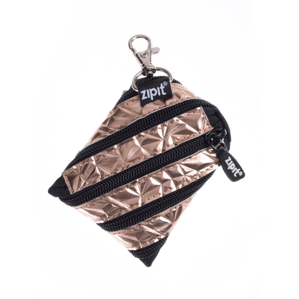 Buy Zipit - Metallic Mini Pouch Bronze Online | Carrefour UAE