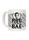 muGGyz Printed Ceramic Coffee Mug White