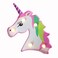 Unicorn Head Night Light with Warm LED Lights 21.5x13cm