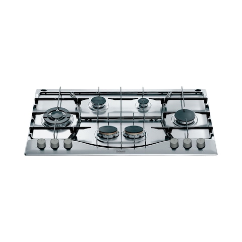 Ariston Stainless Steel Built-in Gas Hob - 5 Burners - 90 Cm - PHN962TSIXA