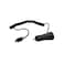 Budi CC068TB Car Charger with Coiled Type-C Cable 1.8 Meter