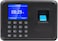 Employee Biometric Attendance Machine With LCD Screen Black (Fingerprint recognition)