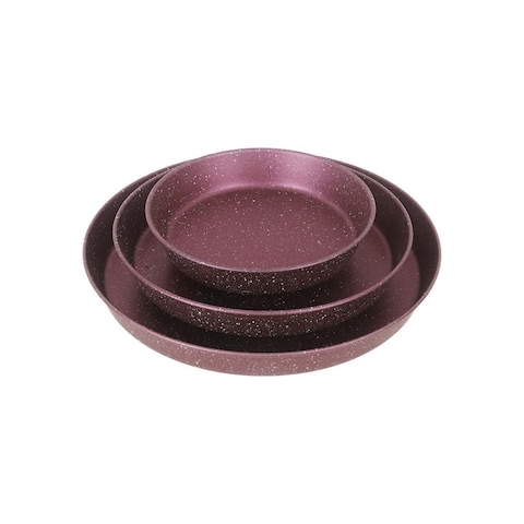 Nouval Granite Pizza Trays Set - 3 Pieces