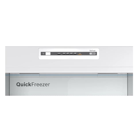 Bosch KDN43N12K5 Top Mount Refrigerator Silver 380L