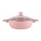 Farah Ceramic Cookware Set Pink 9 PCS