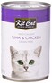 Kit Cat Atlantic Tuna with Tender Chicken Canned Cat Food 400g