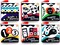 Babybibi Cloth Books (Set Of 6). High Contrast Soft Books. Black And White Images Encourage Infant Development, Suitable For Babies Toddlers From 3 Months Astm Certified