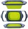 Generic Sizoo - Colanders &amp; Strainers - Foldable Silicone Colander Collapsible Kitchen Strainer Noodles Fruit Vegetable Washing Strainers Bowls Drain Folding Baskets (Green)