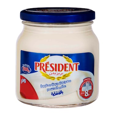 جبن سبريد بالقشطة بريزيدون - 500 جم