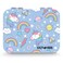 Eazy Kids 4 Compartment Bento Lunch Box  w/ Sandwich Cutter Set-Unicorn Blue