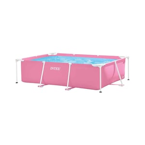 Intex Pink Rectangular Frame Pool 2.2Mx1.5Mx60Cm