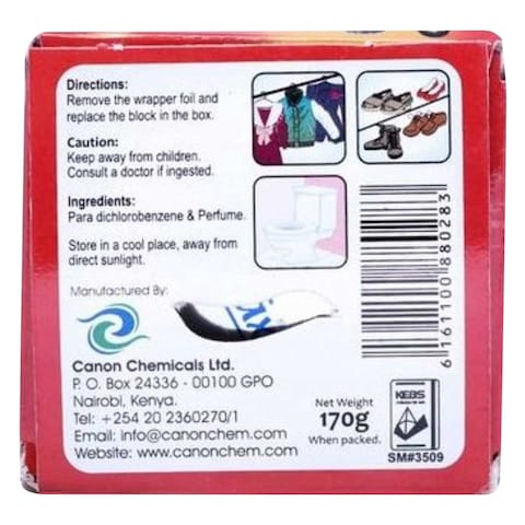Climax Airfreshn Block Berries 170G