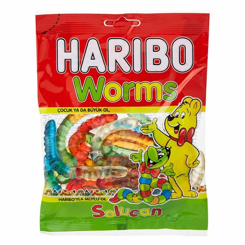 Haribo Candy Worms - 160 gm