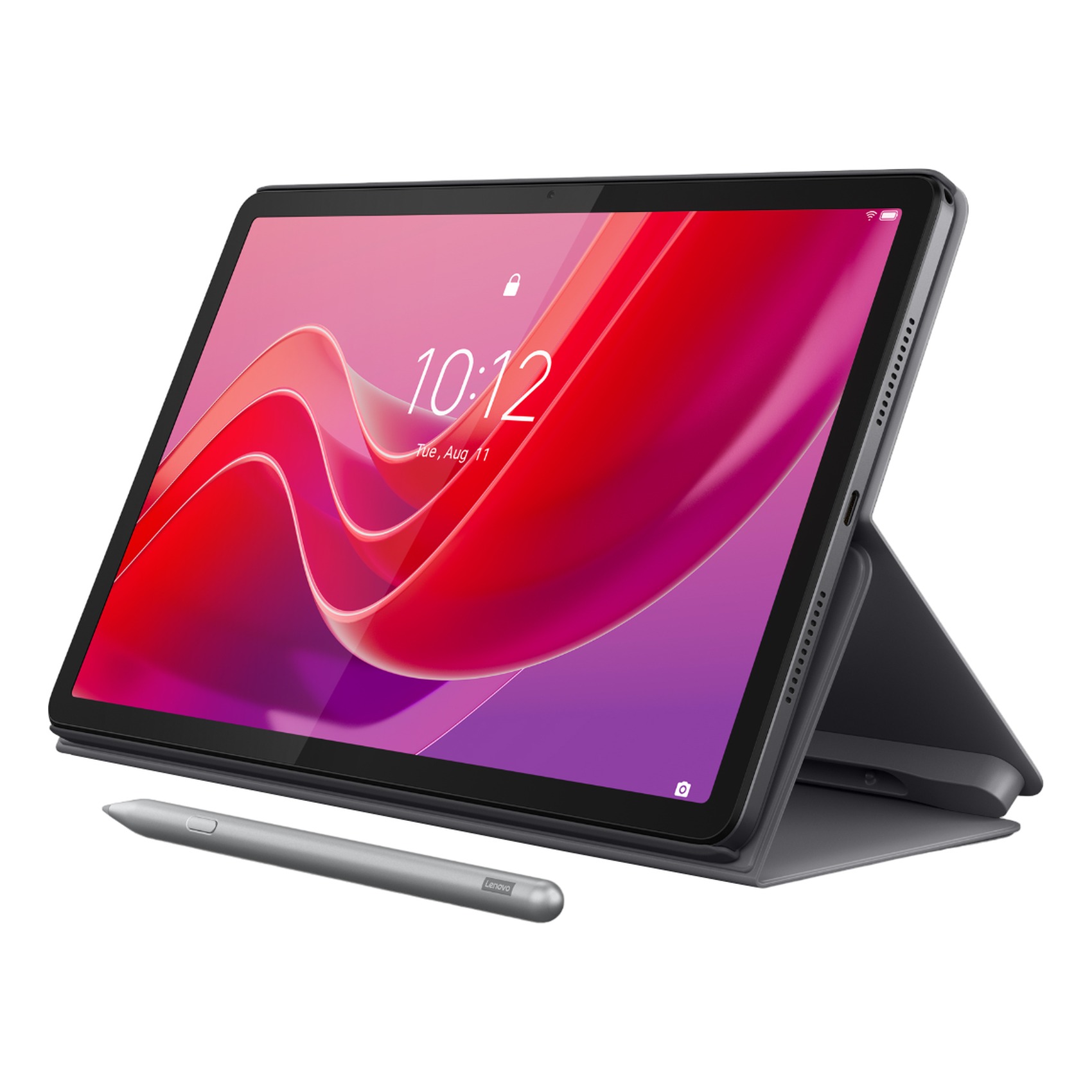 Lenovo Tab M11 11-Inch 8GB RAM 128GB Wi-Fi And 4G 330XU Luna Grey With Folio Case Grey And Stylus Pen