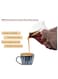 MIBRU Coffee Espresso Glass Measuring Cup With Handle Clear 75ml Barista Cup For Milk Tea