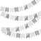 Silver Foiled Flag Bunting 10m