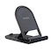 Yesido C141 Adjustable Desktop Phone Stand, Fits 3.5 to 7 Inches, ABS &amp; Silicone, Lightweight Foldable Design, Multiple Angle Viewing - Black