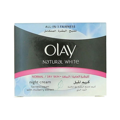 كريم التفتيح Olay Natural (أولاي ناتشيرال) المسائي، 50 جم