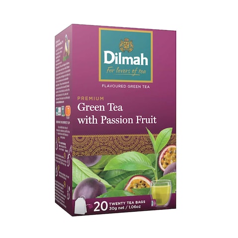 Dilmah Green Tea With Passion Fruit - 20 Bags