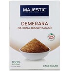 Buy Majestic Demerara Natural Brown Suger GMO Free Cane Suger 500g in Kuwait