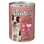 Buy Simba Bocconi Chunks With Meat Dog Food 415g in UAE