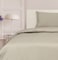 Generic Hotel Linen Single Duvet Cover 1Pc, 100% Cotton 250Tc Sateen 1cm Stripe, Size: 165X225cm, Stone