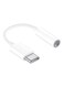 Generic Tpe Audio Type-C To 3.5mm Adapter Headphone Jack White