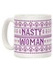 muGGyz Printed Ceramic Coffee Mug White 11Ounce