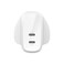 Belkin Wall Charger With PPS - 2x USB C (30W + 30W) - White