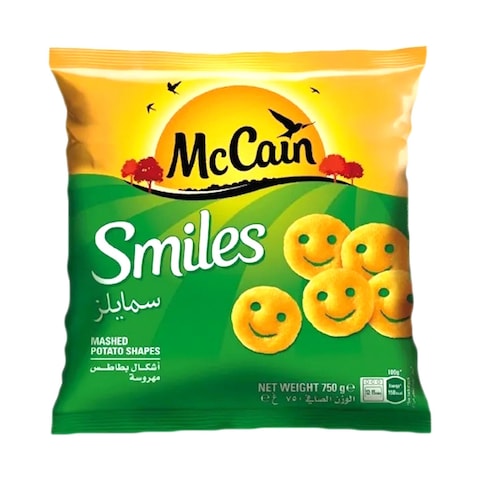 Buy McCain Smiles Potato Fries 750g in UAE